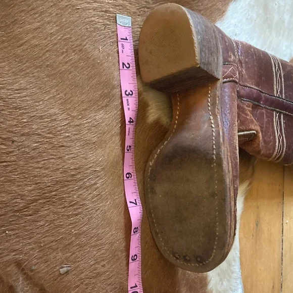 Vintage Frye Campus Longhorn Boots - Picture 6 of 9